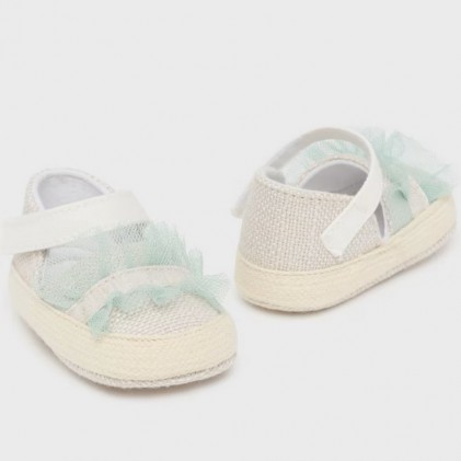 Baby Shoes Espadrilles White