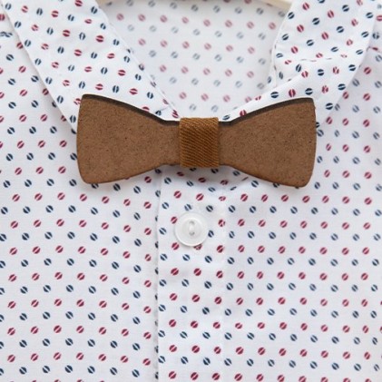 Children's Set With Jacket And Bow Tie Aqua & brown