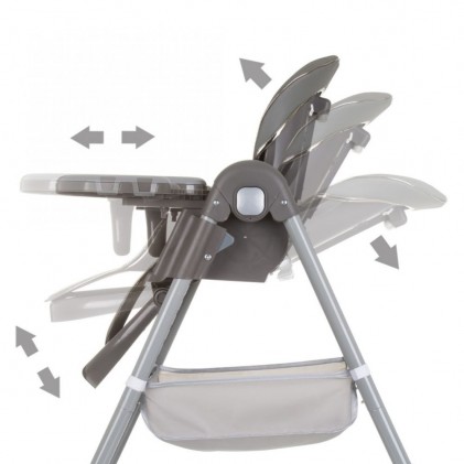 Chipolino High Chair First Spoon ash grey