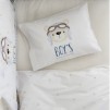 baby bed linen Grey Stars_2