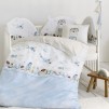 baby bed linen Grey Stars_1