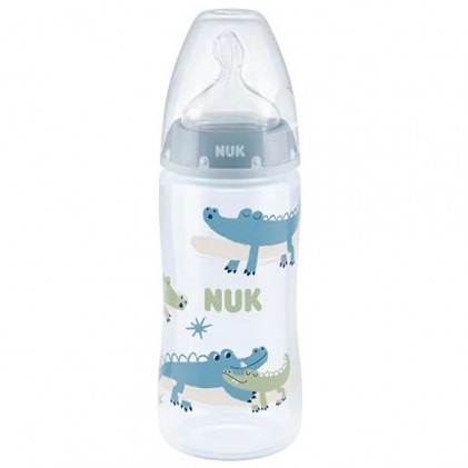 Μπιμπερό Nuk 300ml PP Σιέλ Με Θερμόμετρο