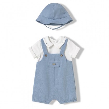 Jumpsuit With Hat Blue