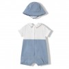 Jumpsuit With Hat Blue_2