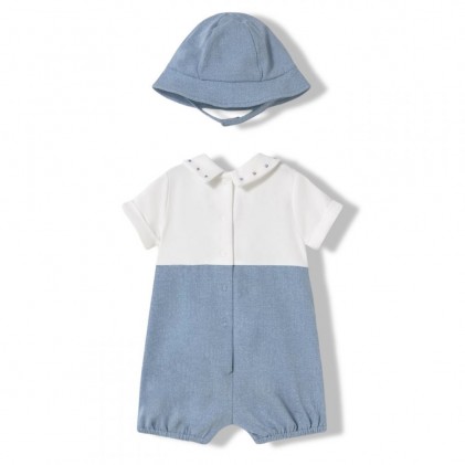 Jumpsuit With Hat Blue