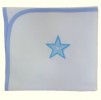 Σελτεδάκι Αστέρι 60x80 Λευκό Σιέλ_1