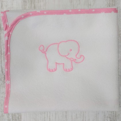 Σελτεδάκι 60x80 Ροζ Ελέφαντας