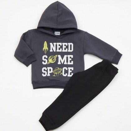 Children's Hoodie Space Anthracite