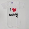 Ζιπουνάκι Κοντομάνικο Λευκό I Love Mummy_1